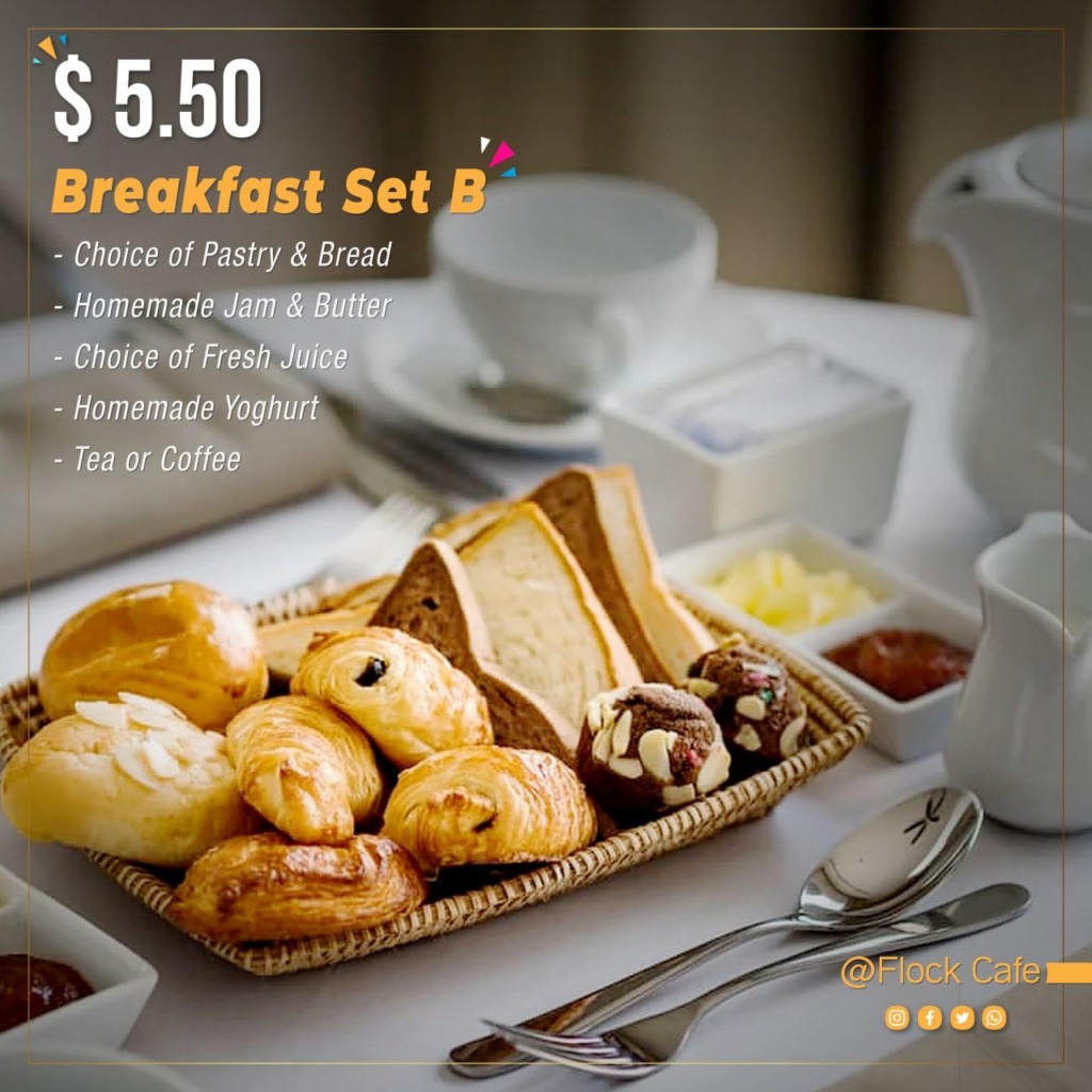 Breakfast Set B - French Breakfast at The Flock Cafe