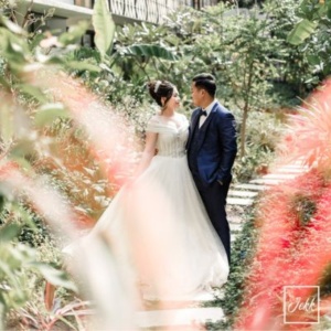 Prewedding photography aviary Hotel Siem Reap